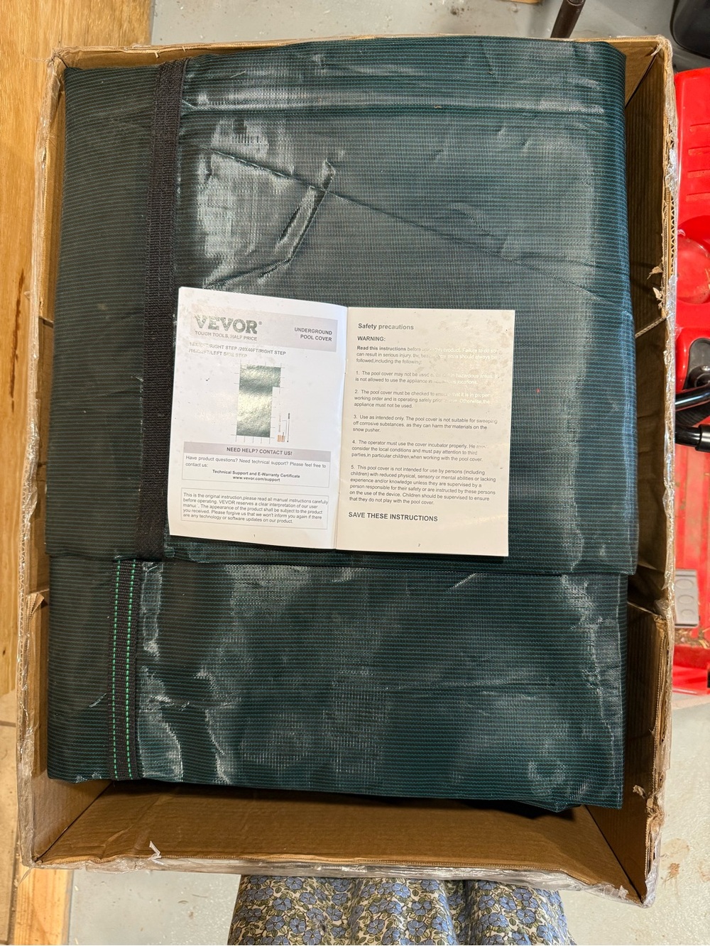Vevor Underground Pool Cover